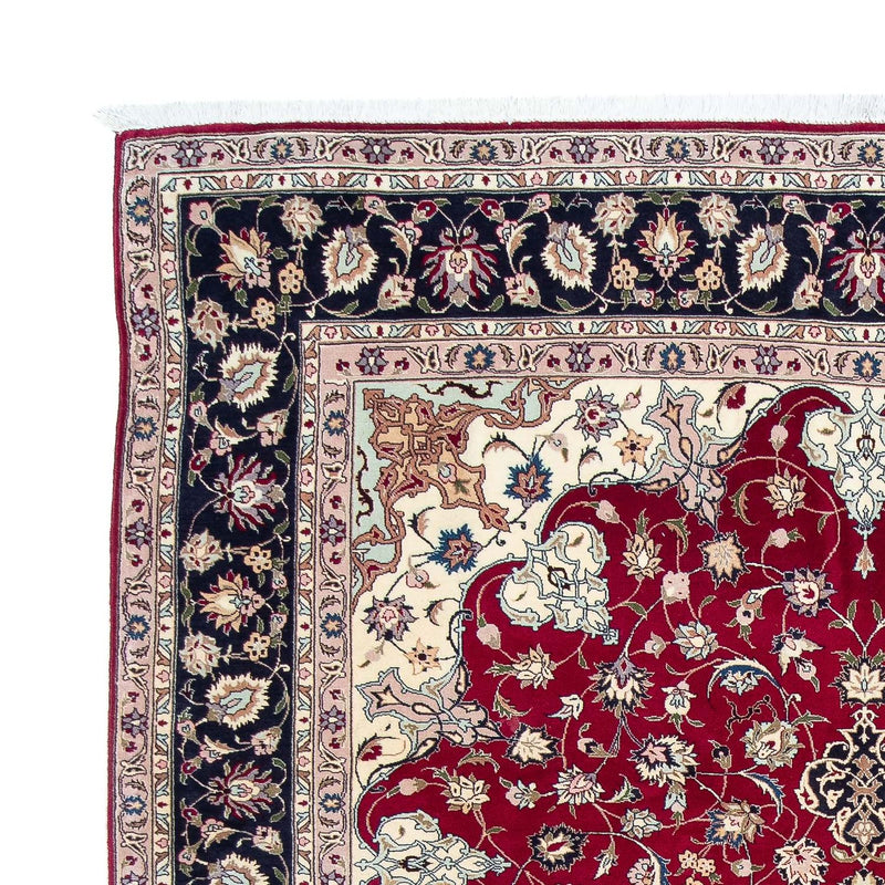 Alfombra Persa - Tabriz - Real - 290 x 203 cm - rojo oscuro