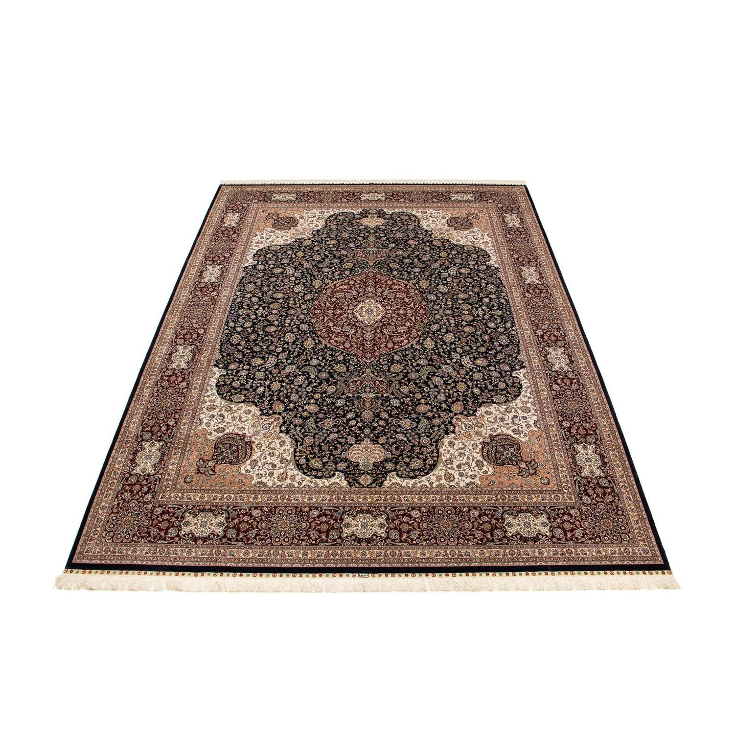 Alfombra oriental - Hereke - 370 x 276 cm - rojo oscuro
