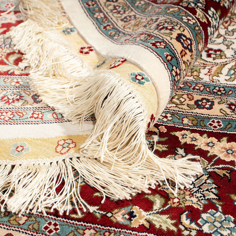 Alfombra oriental - Hereke redondo  - 185 x 185 cm - beige