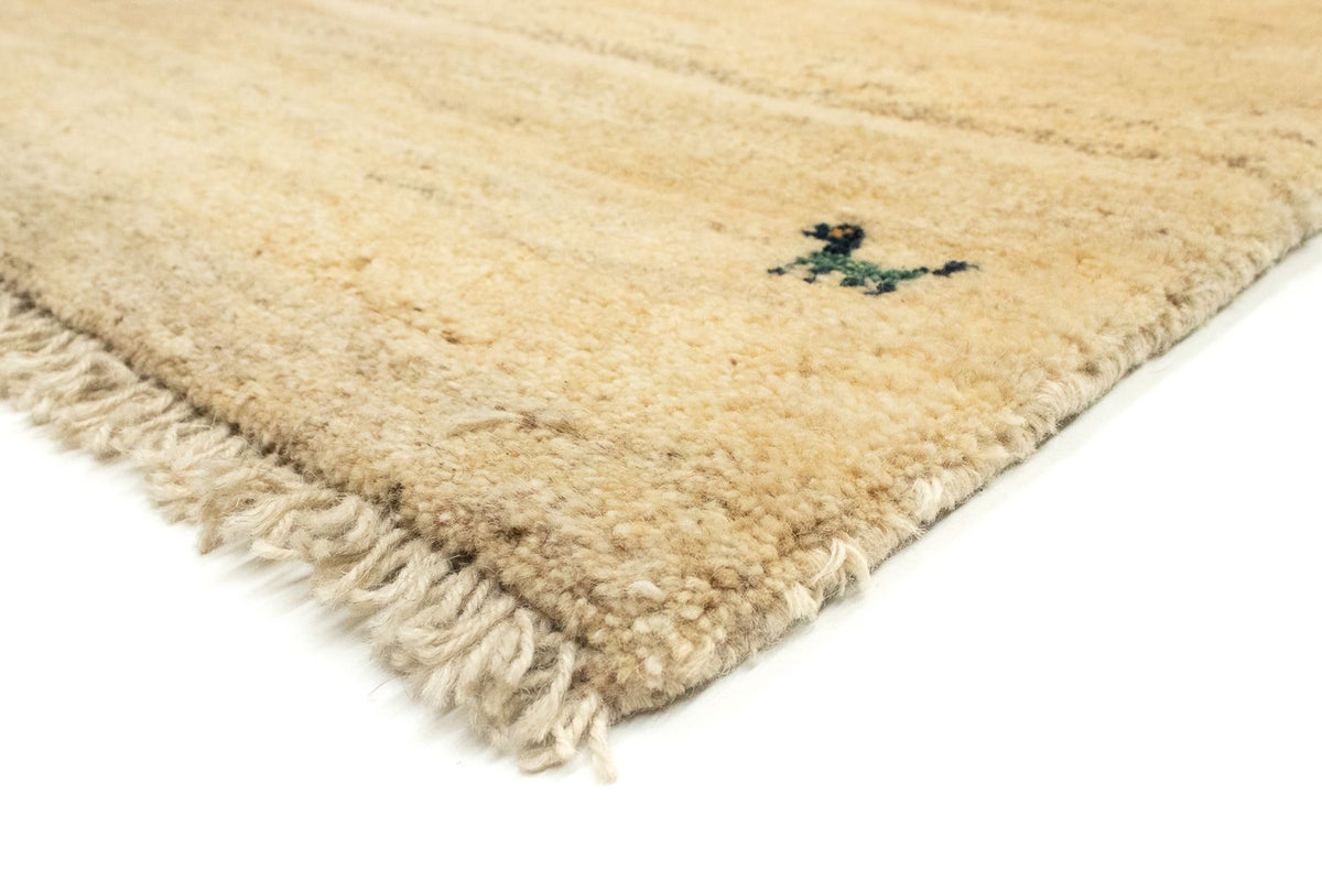 Alfombra de pasillo Alfombra Gabbeh - Persa - 277 x 93 cm - beige