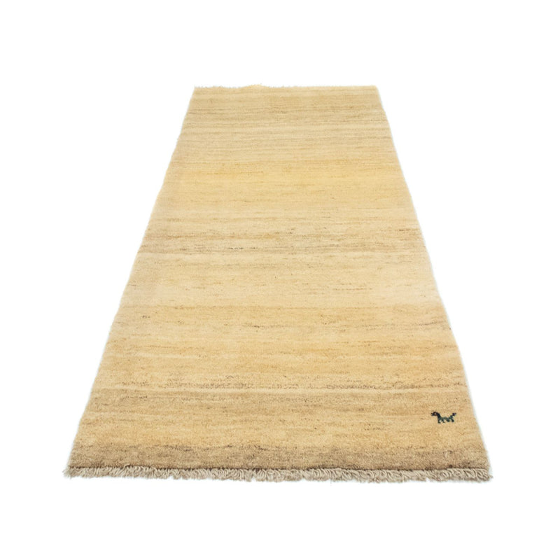 Alfombra de pasillo Alfombra Gabbeh - Persa - 277 x 93 cm - beige