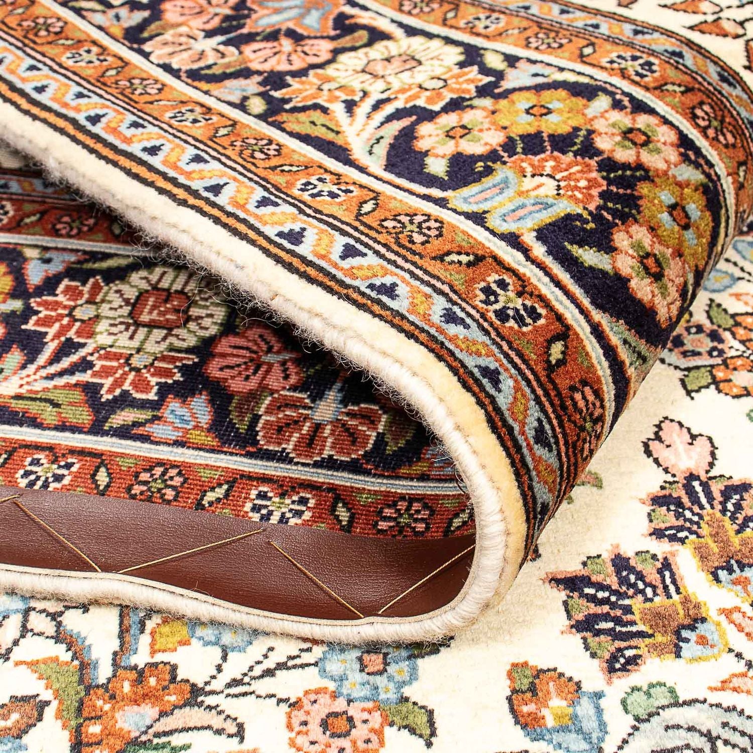 Alfombra persa - Bidjar - 203 x 138 cm - beige