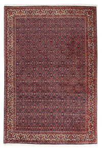 Alfombra persa - Bidjar - 237 x 168 cm - rojo claro