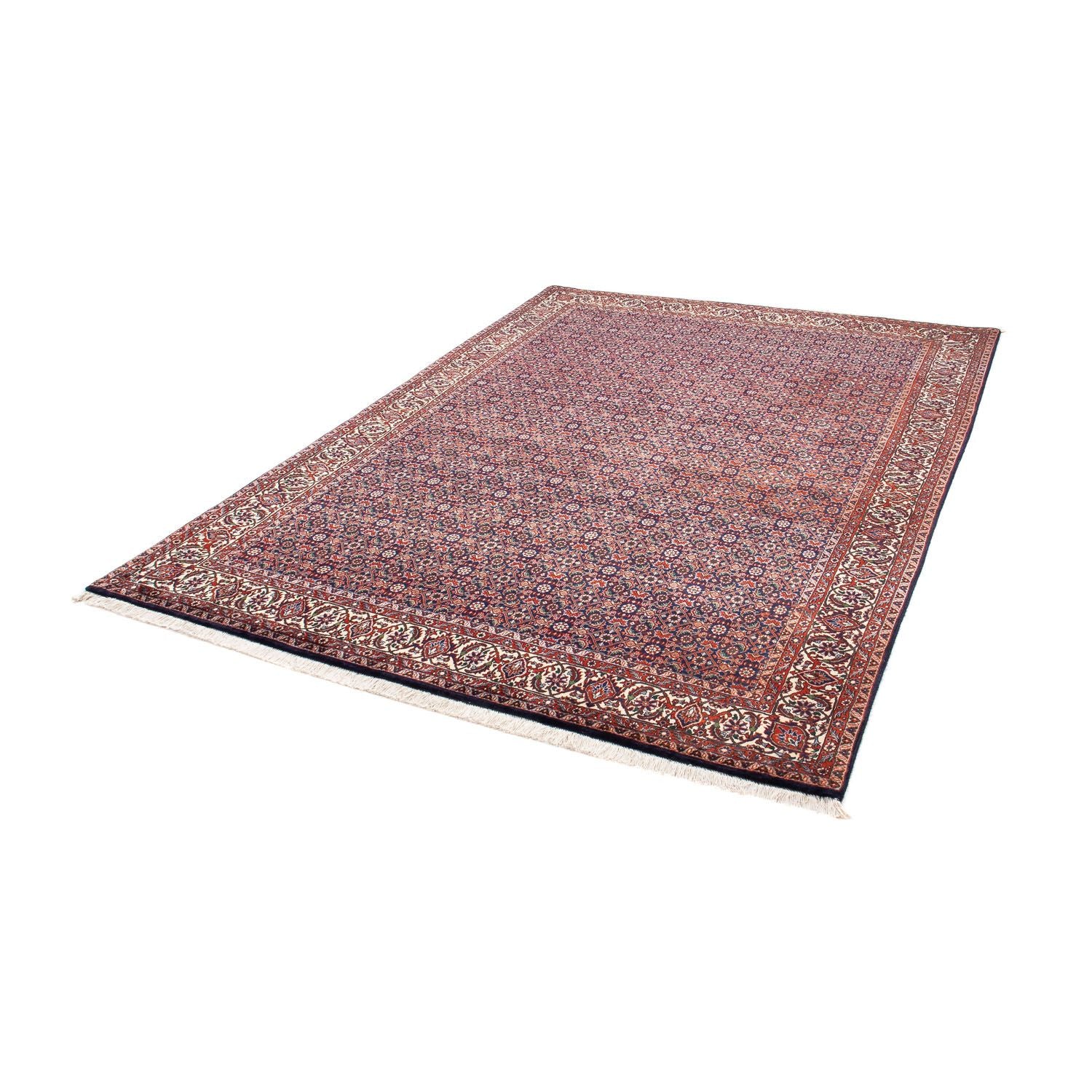 Alfombra persa - Bidjar - 237 x 168 cm - rojo claro