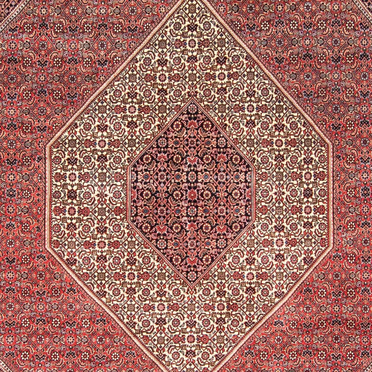 Alfombra persa - Bidjar - 348 x 252 cm - rojo oscuro
