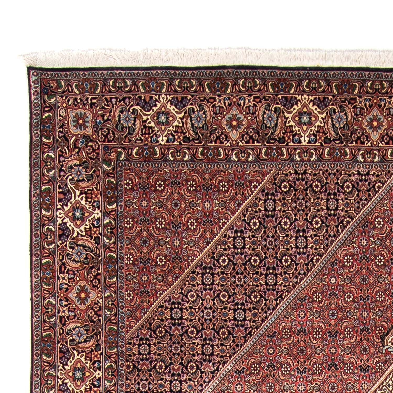 Alfombra persa - Bidjar - 348 x 252 cm - rojo oscuro