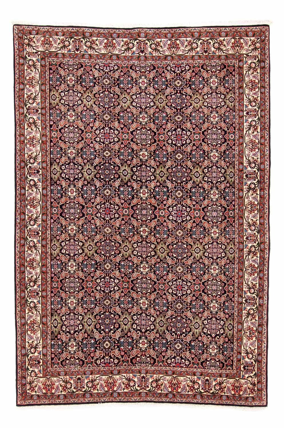 Alfombra persa - Bidjar - 245 x 165 cm - azul oscuro