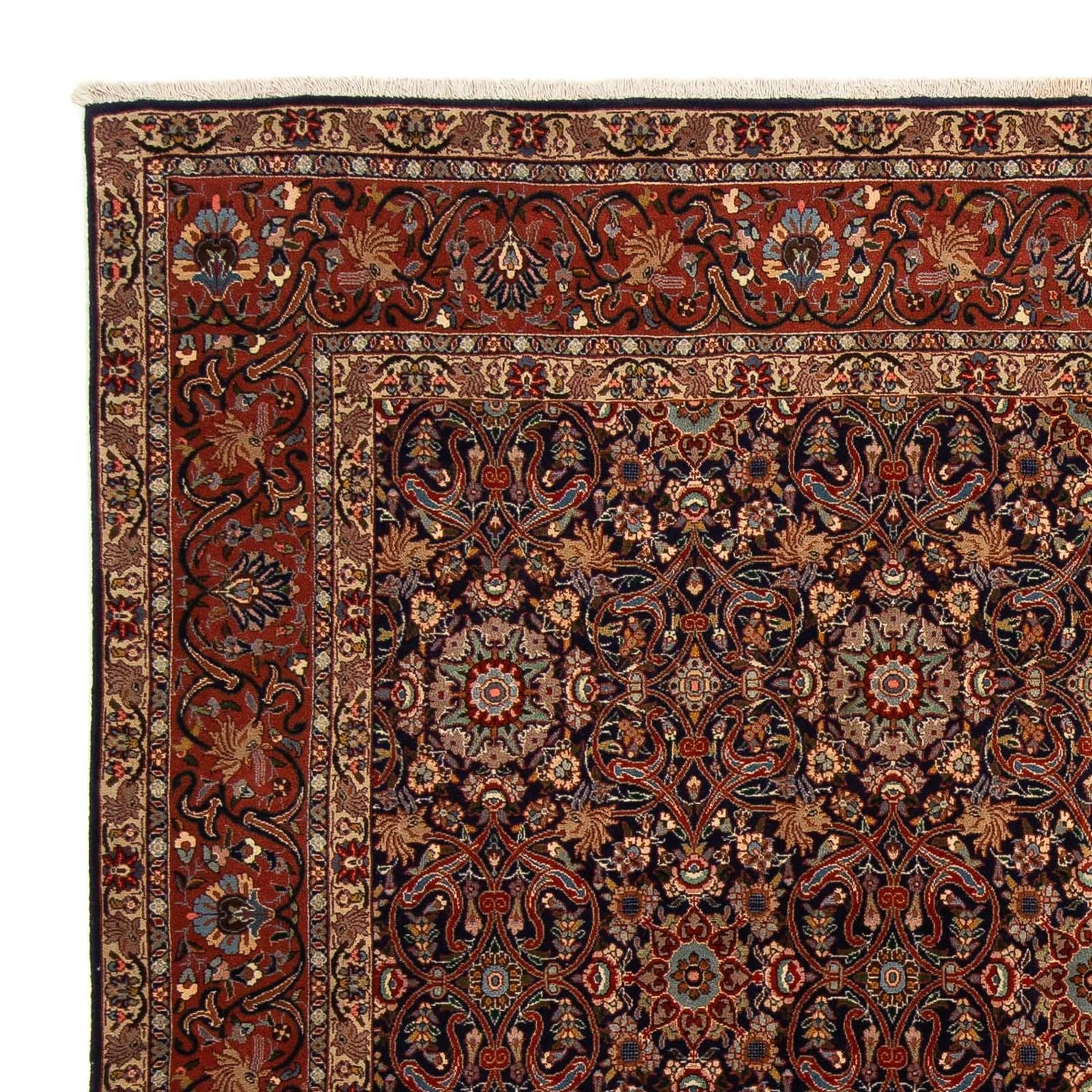 Alfombra persa - Bidjar cuadrado  - 205 x 200 cm - marrón
