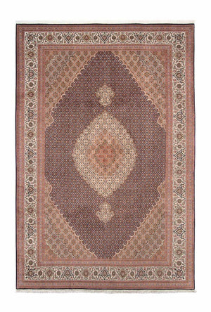 Alfombra persa - Tabriz - 304 x 202 cm - marrón claro