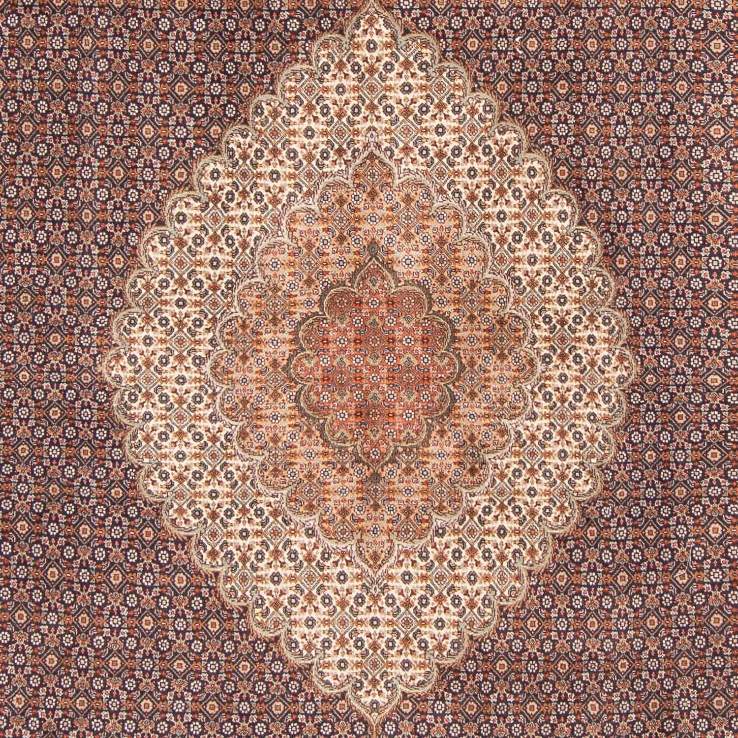 Alfombra persa - Tabriz - 304 x 202 cm - marrón claro