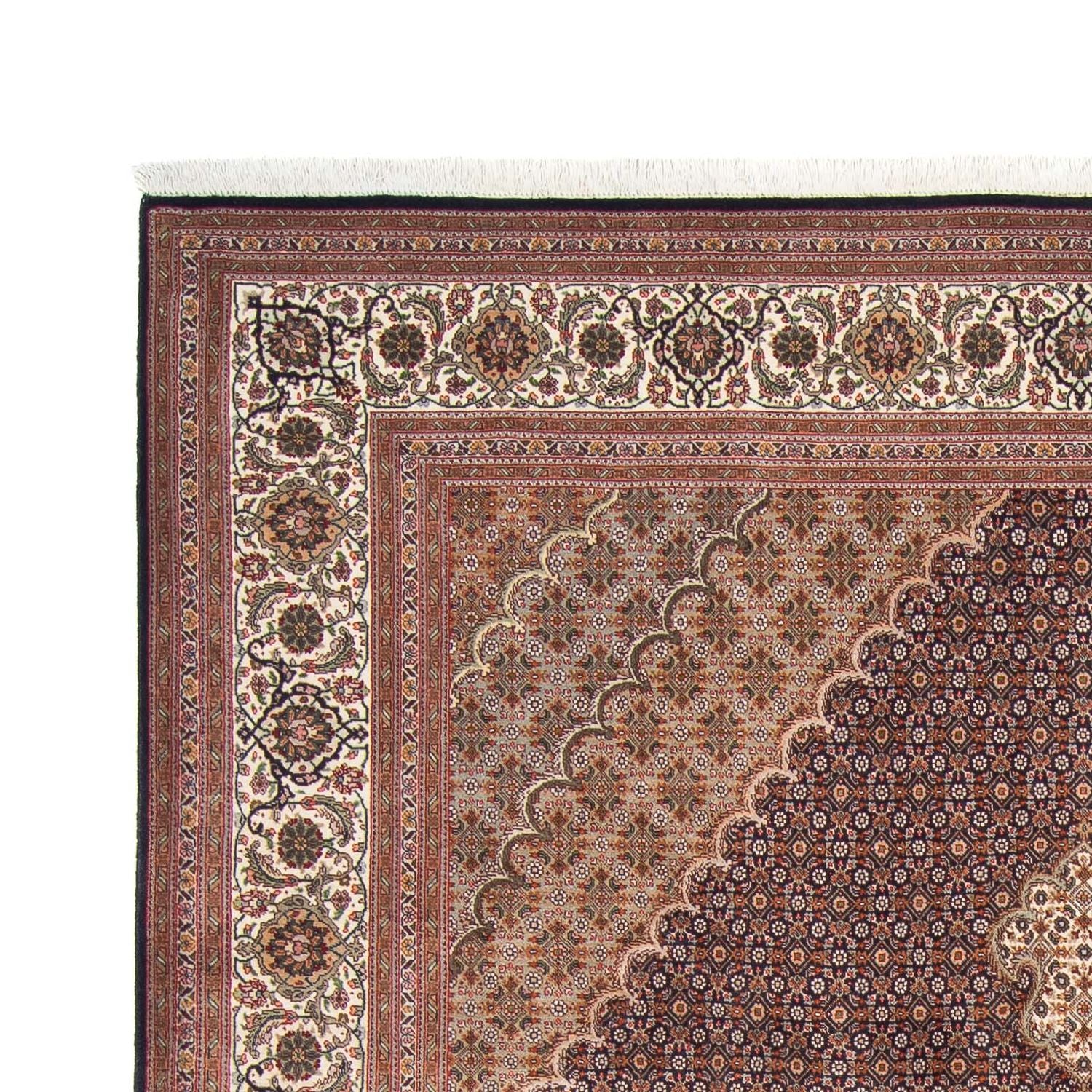 Alfombra persa - Tabriz - 304 x 202 cm - marrón claro