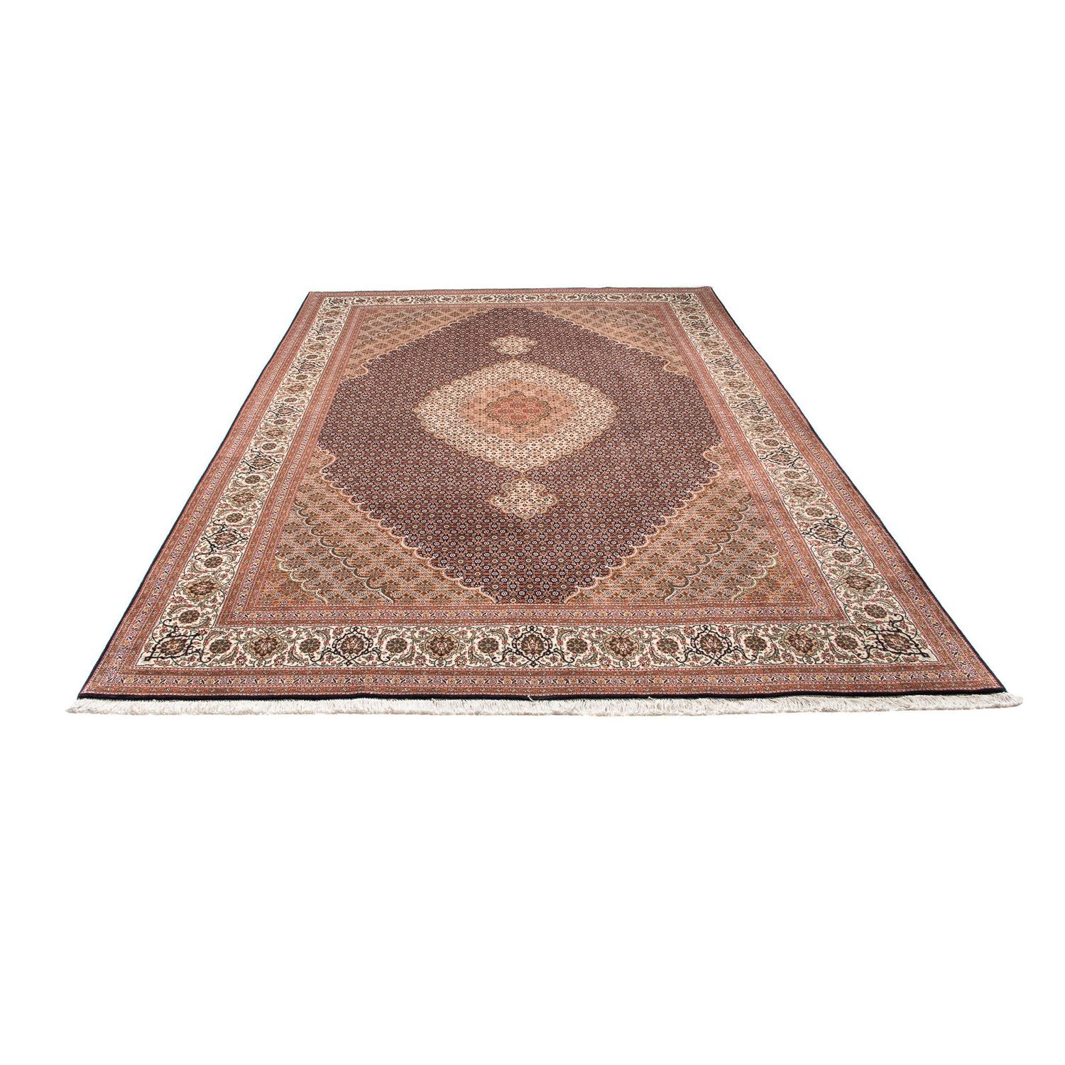 Alfombra persa - Tabriz - 304 x 202 cm - marrón claro