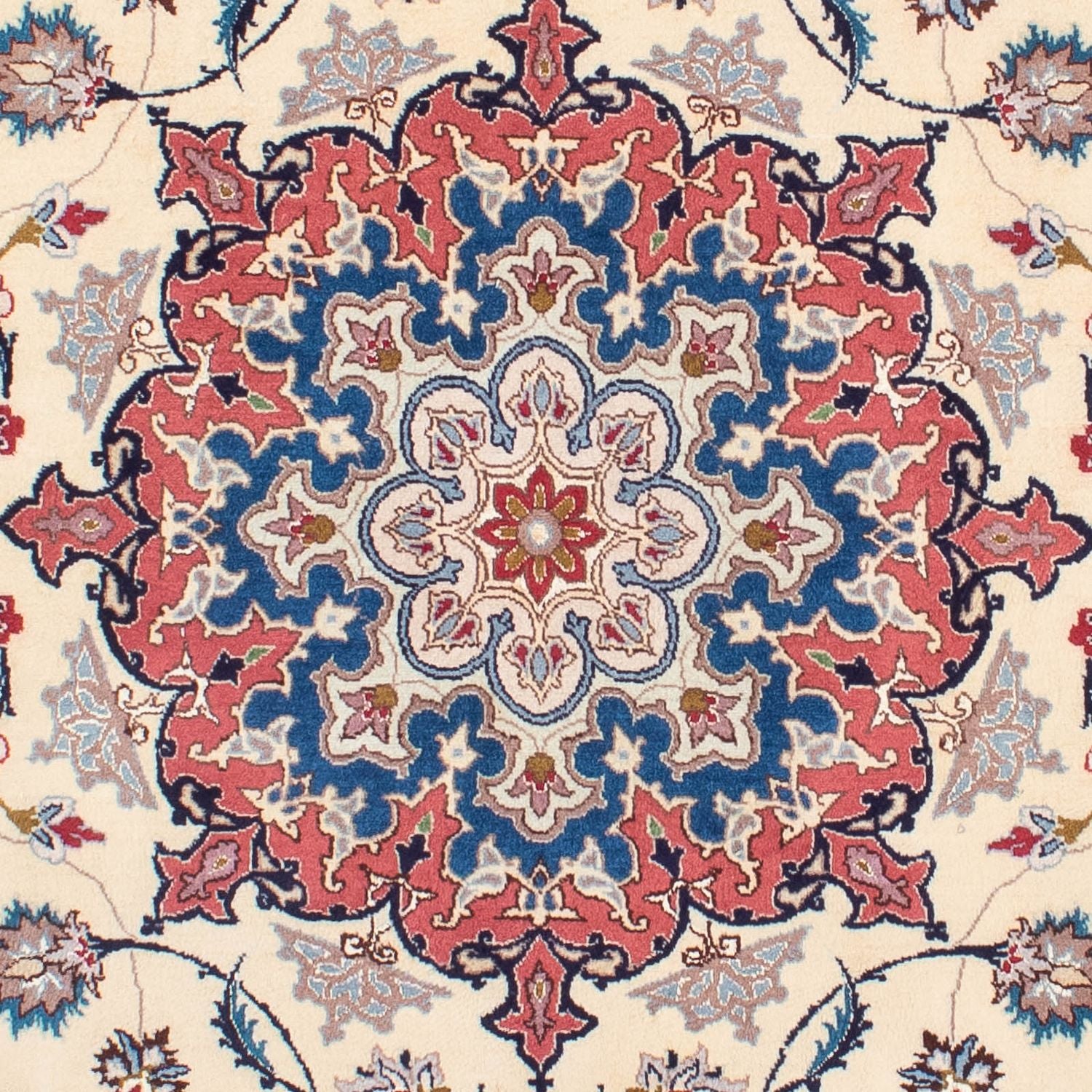 Alfombra Persa - Tabriz - Real - 198 x 152 cm - beige