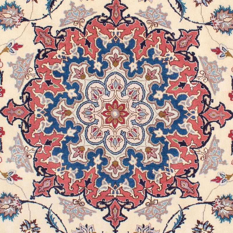Alfombra Persa - Tabriz - Real - 198 x 152 cm - beige