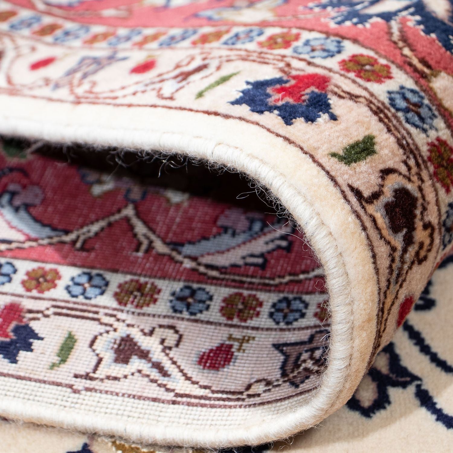 Alfombra Persa - Tabriz - Real - 198 x 152 cm - beige
