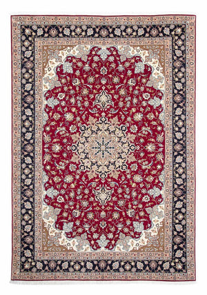 Alfombra Persa - Tabriz - Real - 293 x 202 cm - rojo oscuro