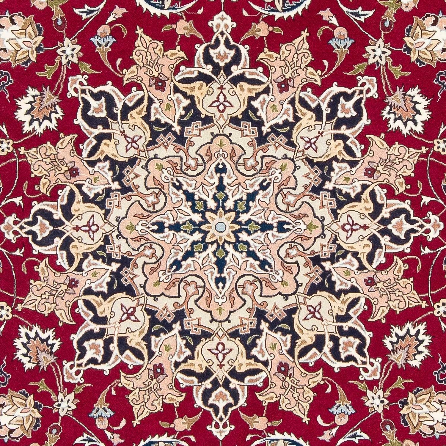 Alfombra Persa - Tabriz - Real - 293 x 202 cm - rojo oscuro