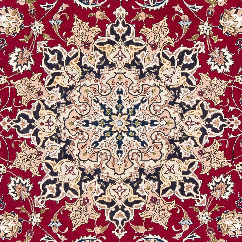 Alfombra Persa - Tabriz - Real - 293 x 202 cm - rojo oscuro