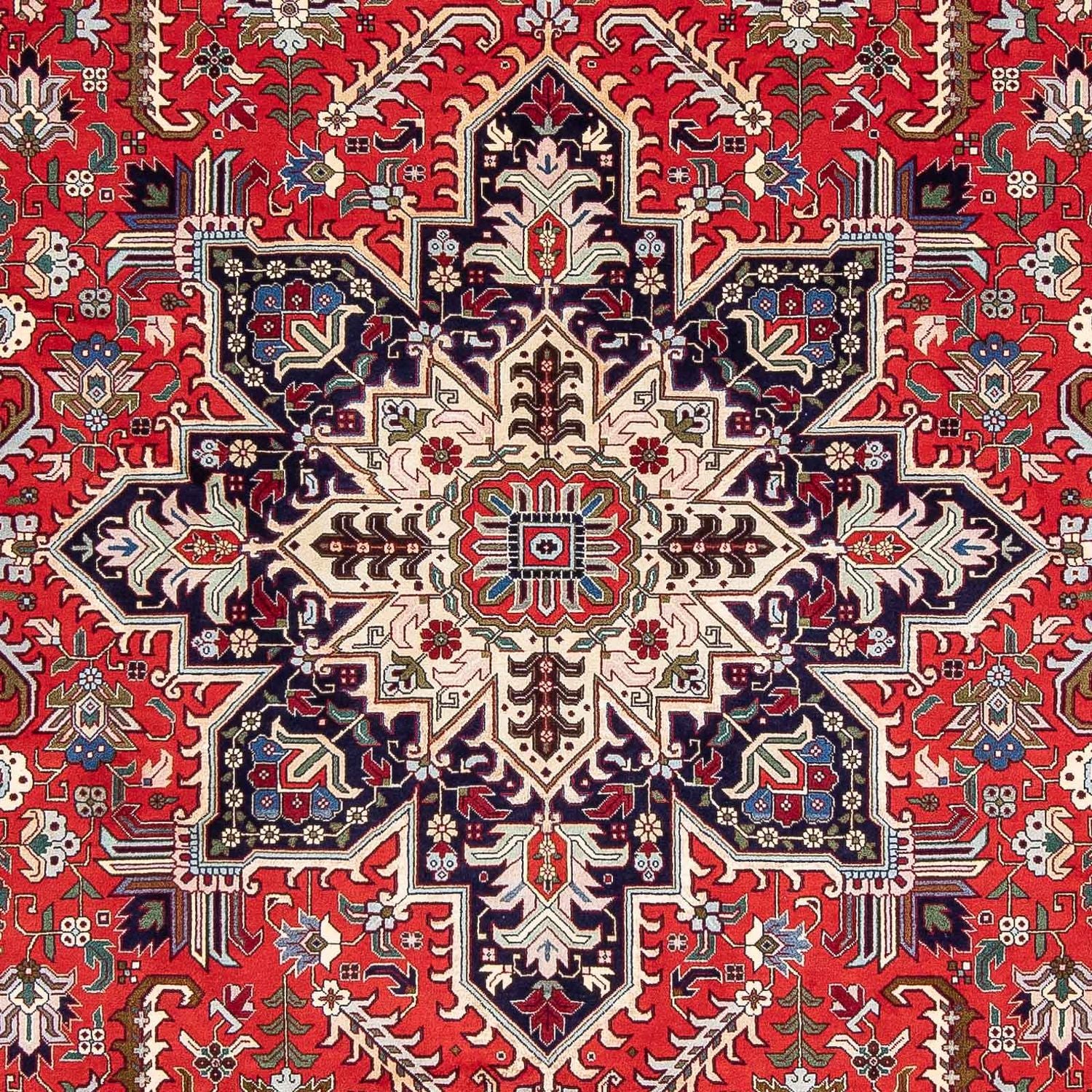 Alfombra Persa - Tabriz - Real - 302 x 202 cm - rojo