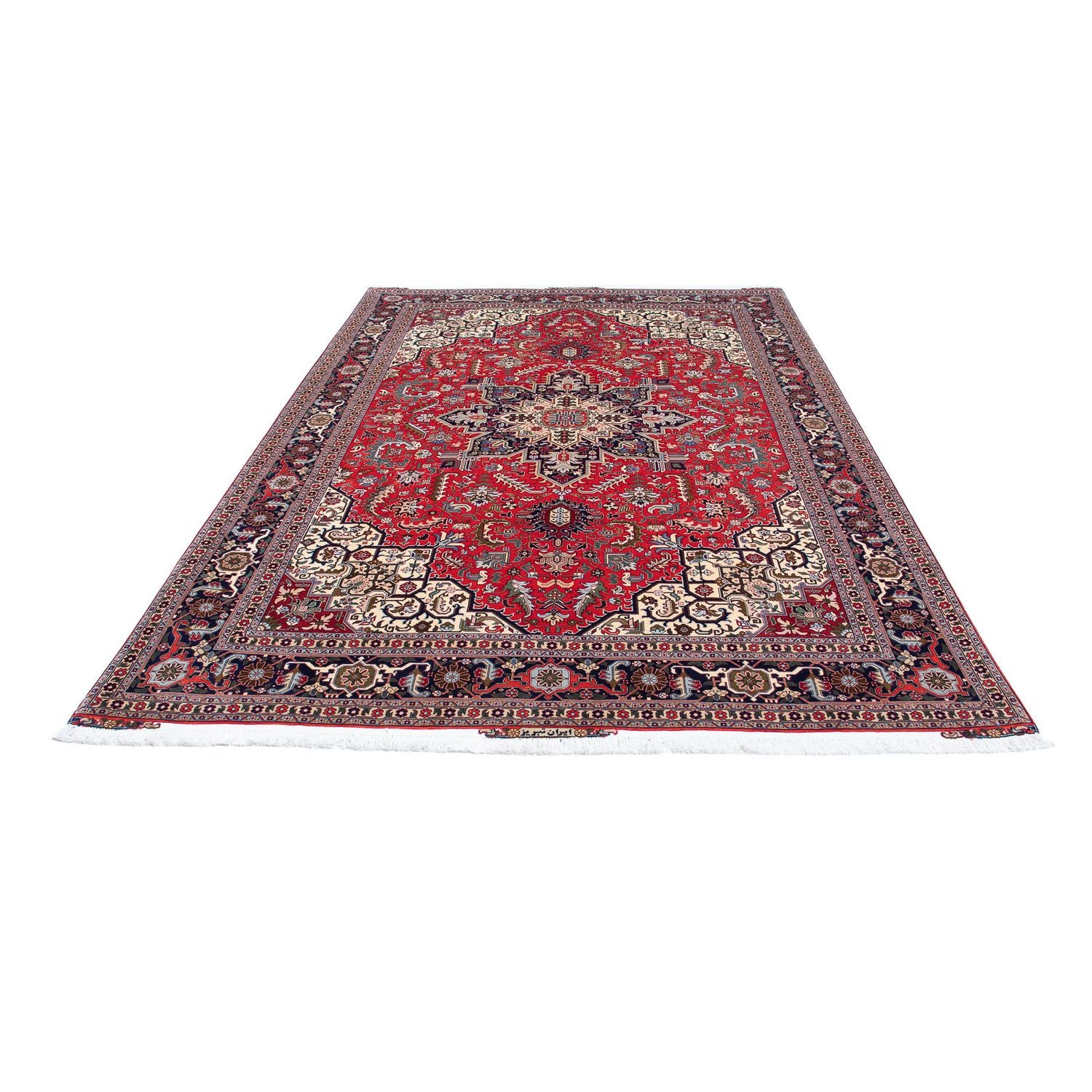 Alfombra Persa - Tabriz - Real - 302 x 202 cm - rojo