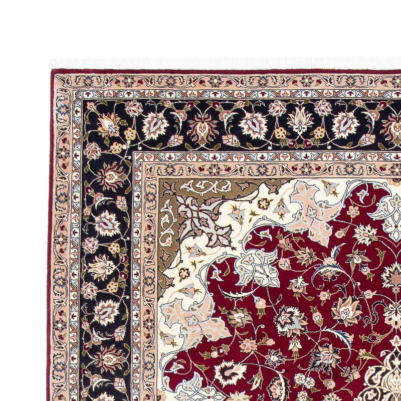 Alfombra Persa - Tabriz - Real - 301 x 201 cm - rojo oscuro