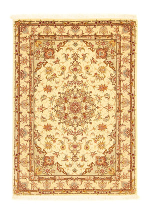 Alfombra Persa - Tabriz - Real - 145 x 100 cm - beige