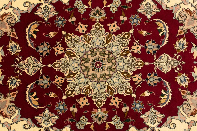 Alfombra Persa - Tabriz - Real - 146 x 100 cm - rojo