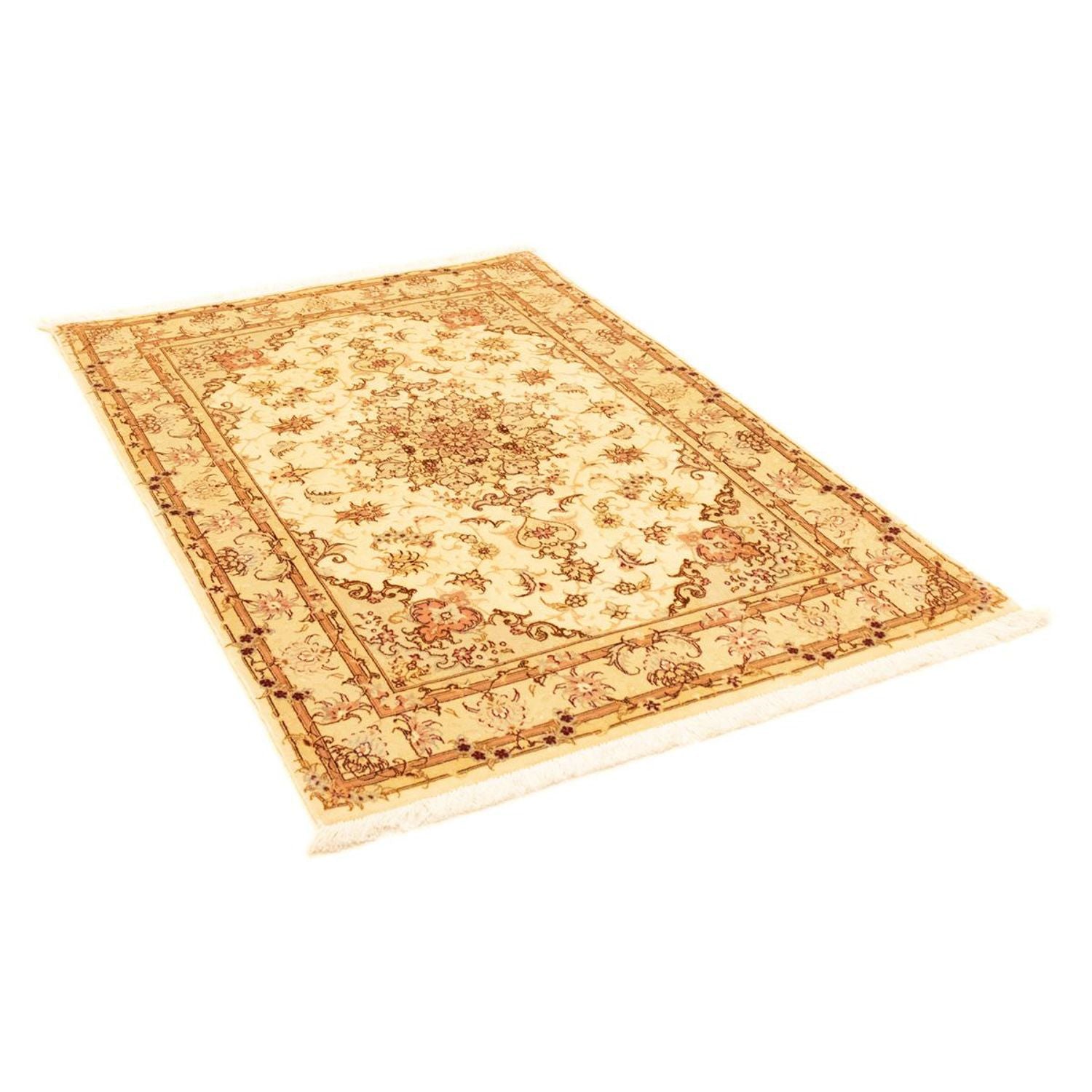 Alfombra Persa - Tabriz - Real - 154 x 102 cm - beige