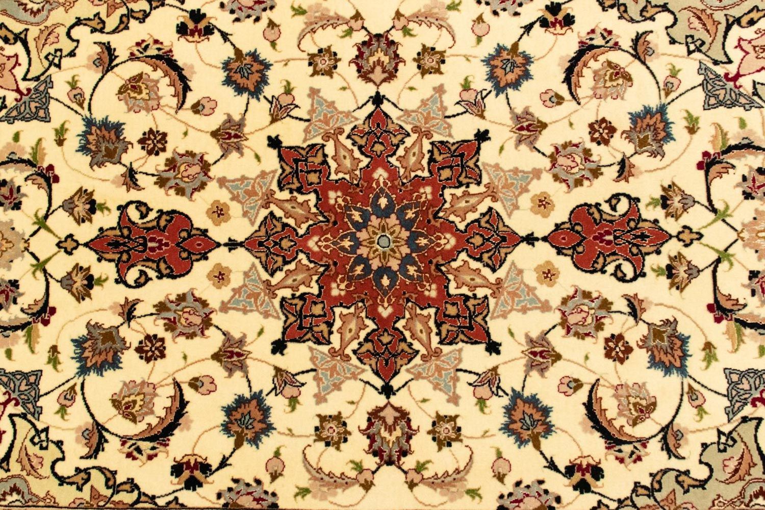 Alfombra Persa - Tabriz - Real - 158 x 100 cm - beige