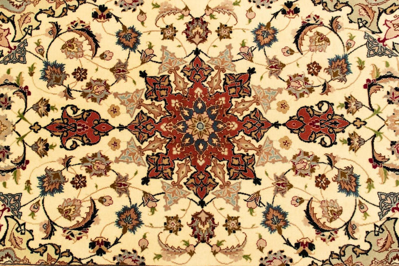 Alfombra Persa - Tabriz - Real - 158 x 100 cm - beige