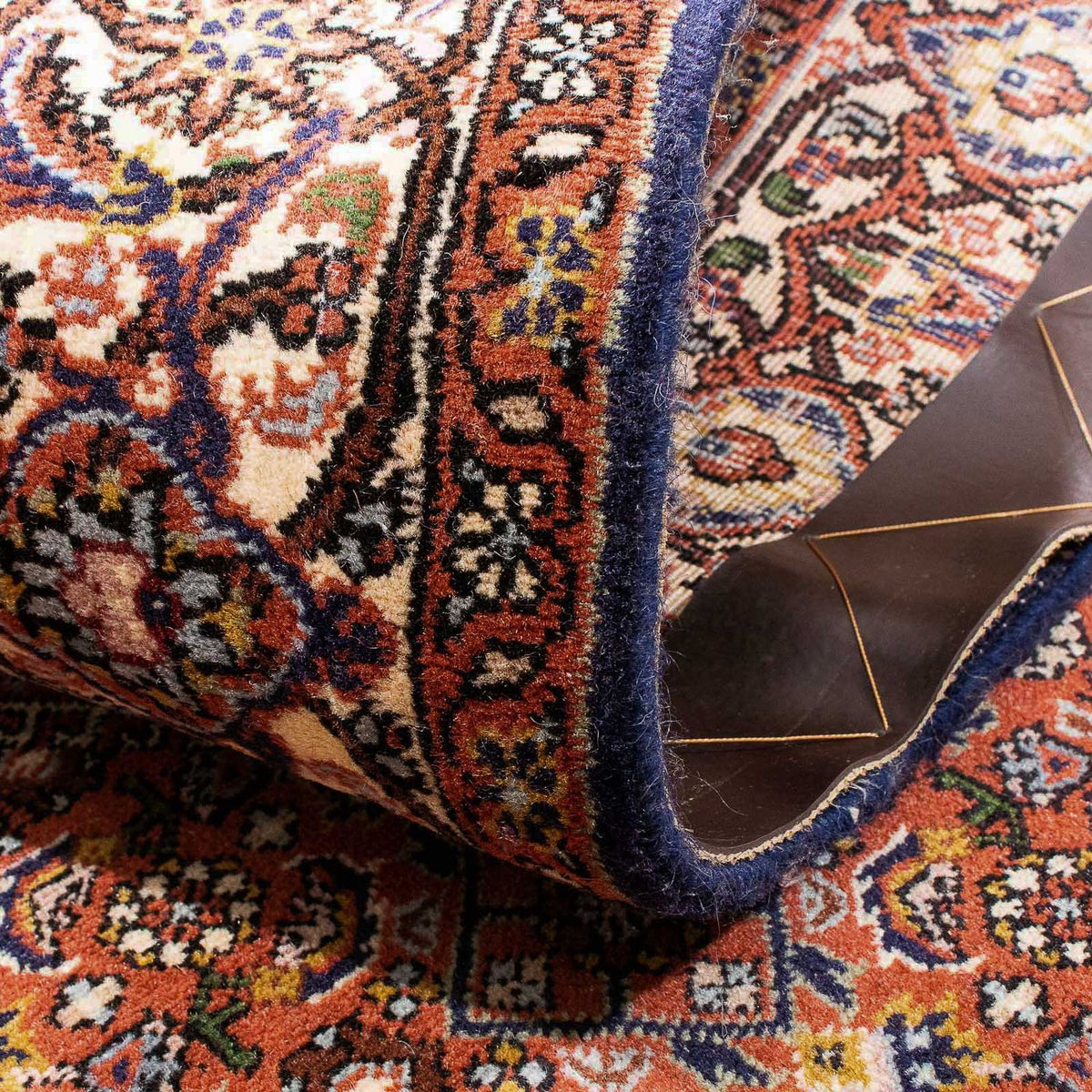 Alfombra persa - Bidjar - 170 x 110 cm - óxido