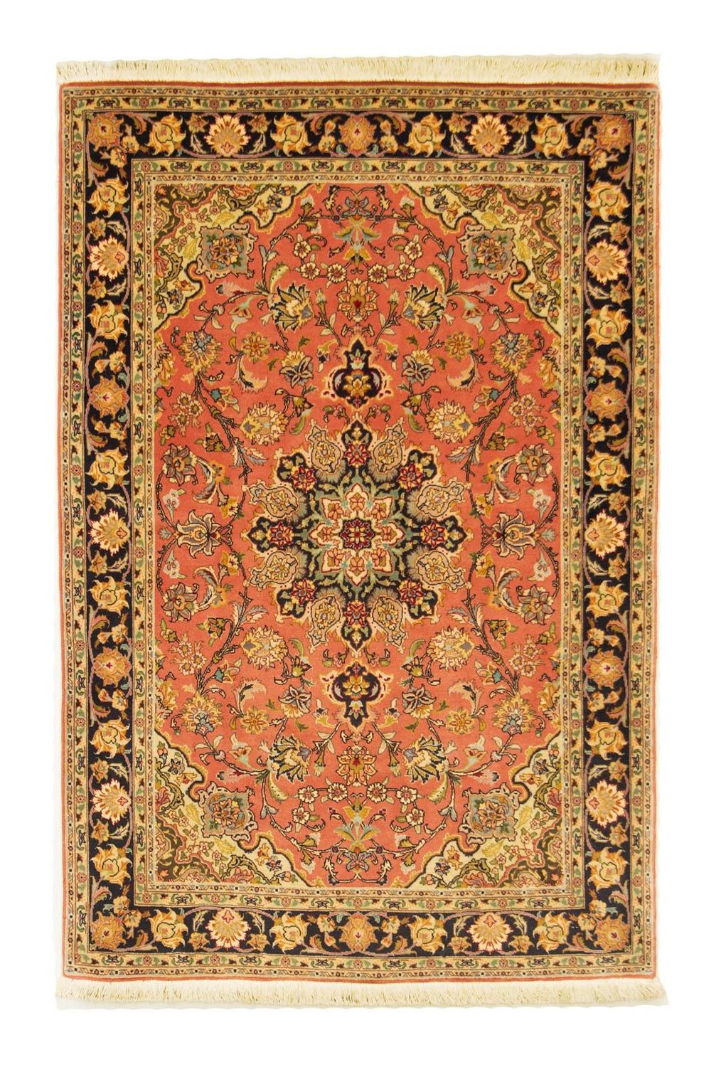 Alfombra Persa - Tabriz - Real - 150 x 102 cm - rojo