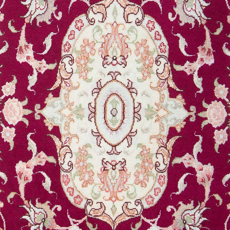 Alfombra Persa - Tabriz - Real - 96 x 59 cm - rojo oscuro