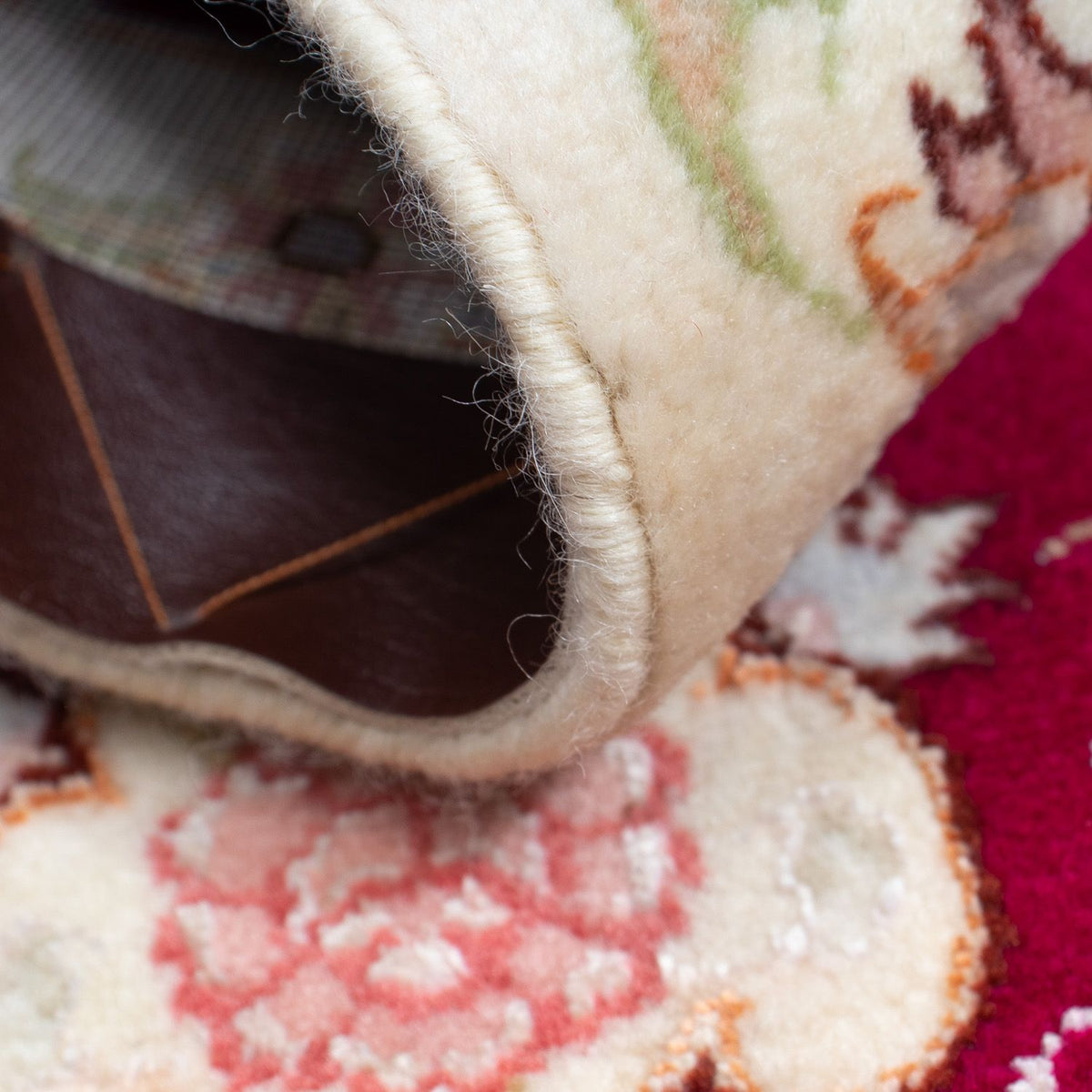 Alfombra Persa - Tabriz - Real - 96 x 59 cm - rojo oscuro