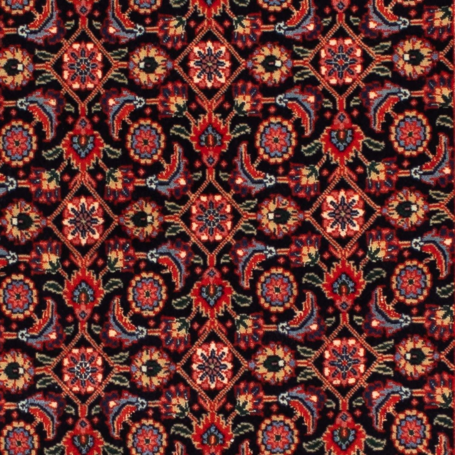 Alfombra de pasillo Alfombra persa - Tabriz - 201 x 64 cm - óxido