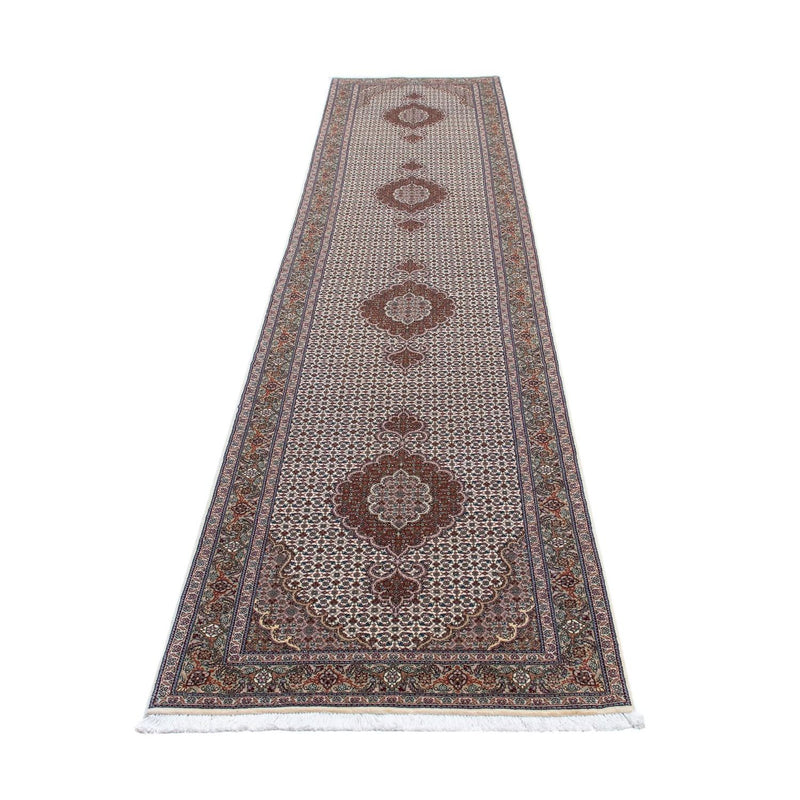 Alfombra de pasillo Alfombra persa - Tabriz - 405 x 83 cm - multicolor