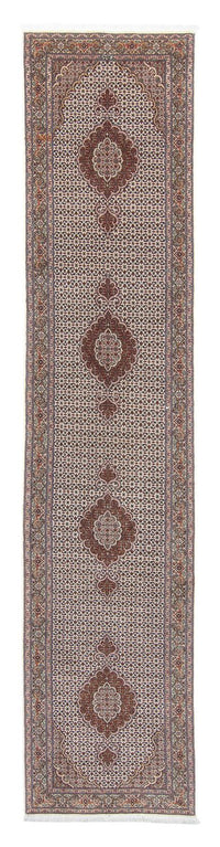 Alfombra de pasillo Alfombra persa - Tabriz - 402 x 82 cm - multicolor