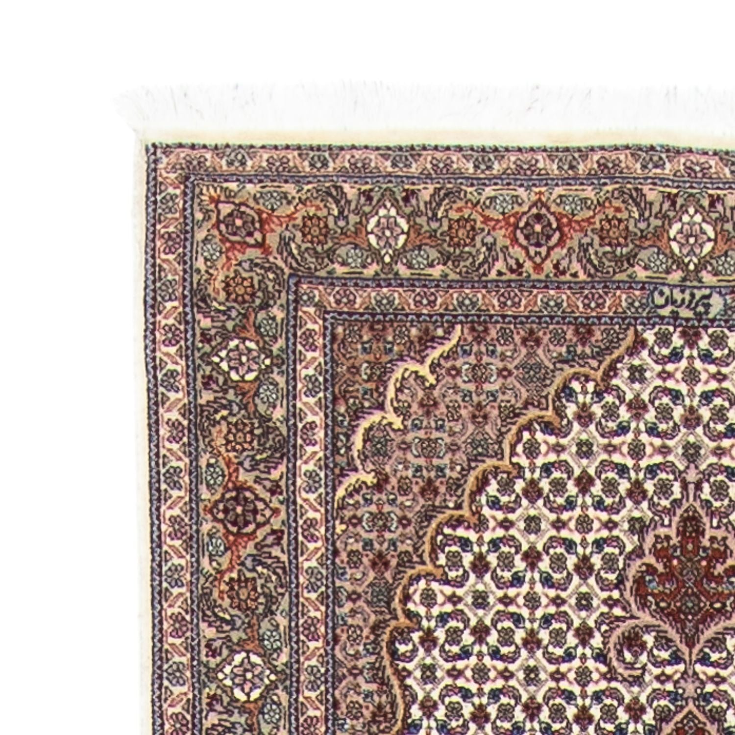 Alfombra de pasillo Alfombra persa - Tabriz - 402 x 82 cm - multicolor