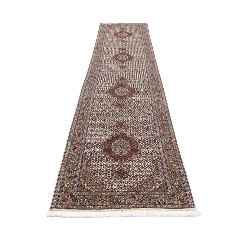Alfombra de pasillo Alfombra persa - Tabriz - 402 x 82 cm - multicolor