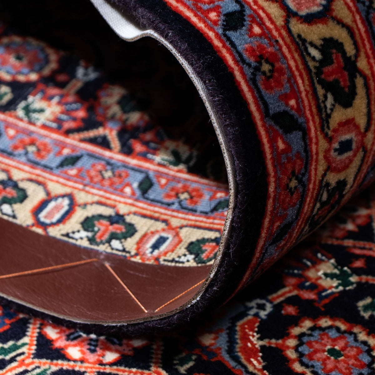 Alfombra de pasillo Alfombra persa - Tabriz - 203 x 63 cm - óxido