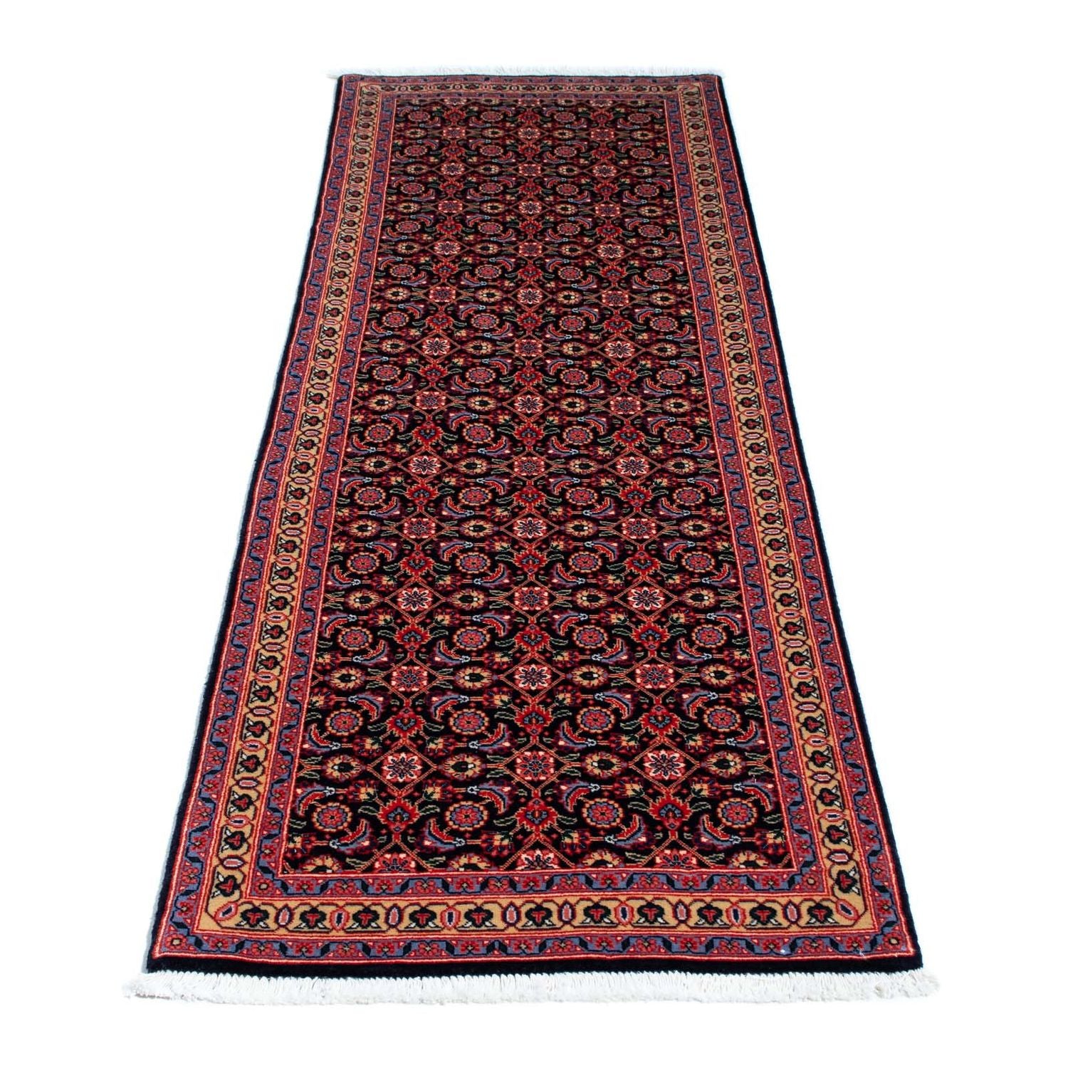 Alfombra de pasillo Alfombra persa - Tabriz - 203 x 63 cm - óxido