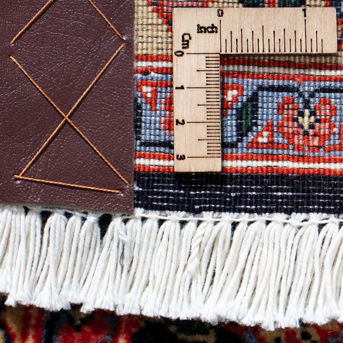 Alfombra de pasillo Alfombra persa - Tabriz - 203 x 63 cm - óxido