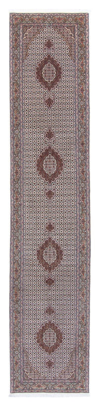 Alfombra de pasillo Alfombra persa - Tabriz - 401 x 84 cm - multicolor
