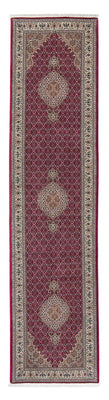 Alfombra de pasillo Alfombra persa - Tabriz - 344 x 80 cm - rojo oscuro
