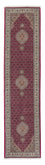 Alfombra de pasillo Alfombra persa - Tabriz - 344 x 80 cm - rojo oscuro