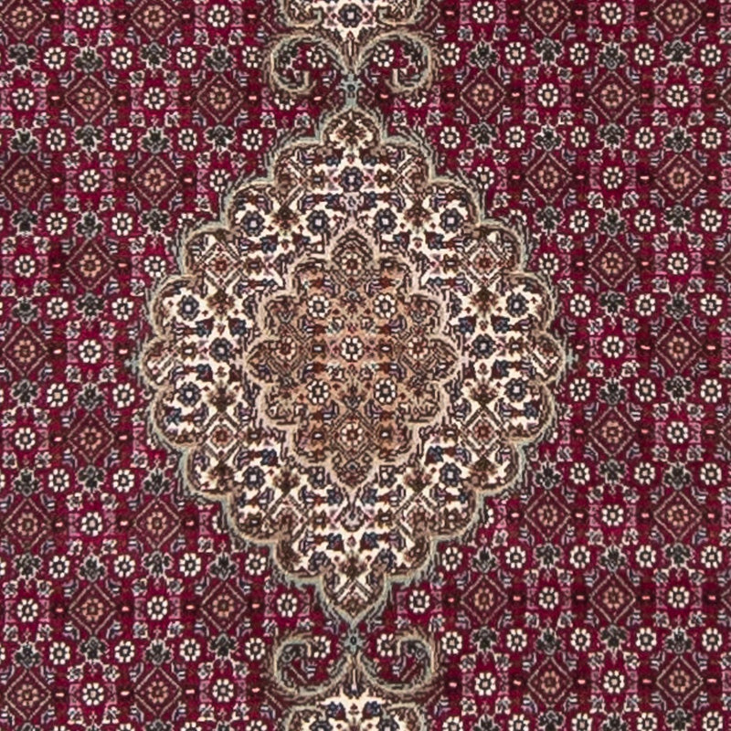 Alfombra de pasillo Alfombra persa - Tabriz - 344 x 80 cm - rojo oscuro
