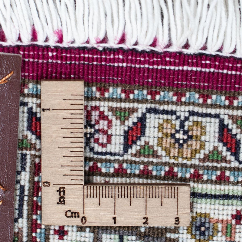 Alfombra de pasillo Alfombra persa - Tabriz - 344 x 80 cm - rojo oscuro