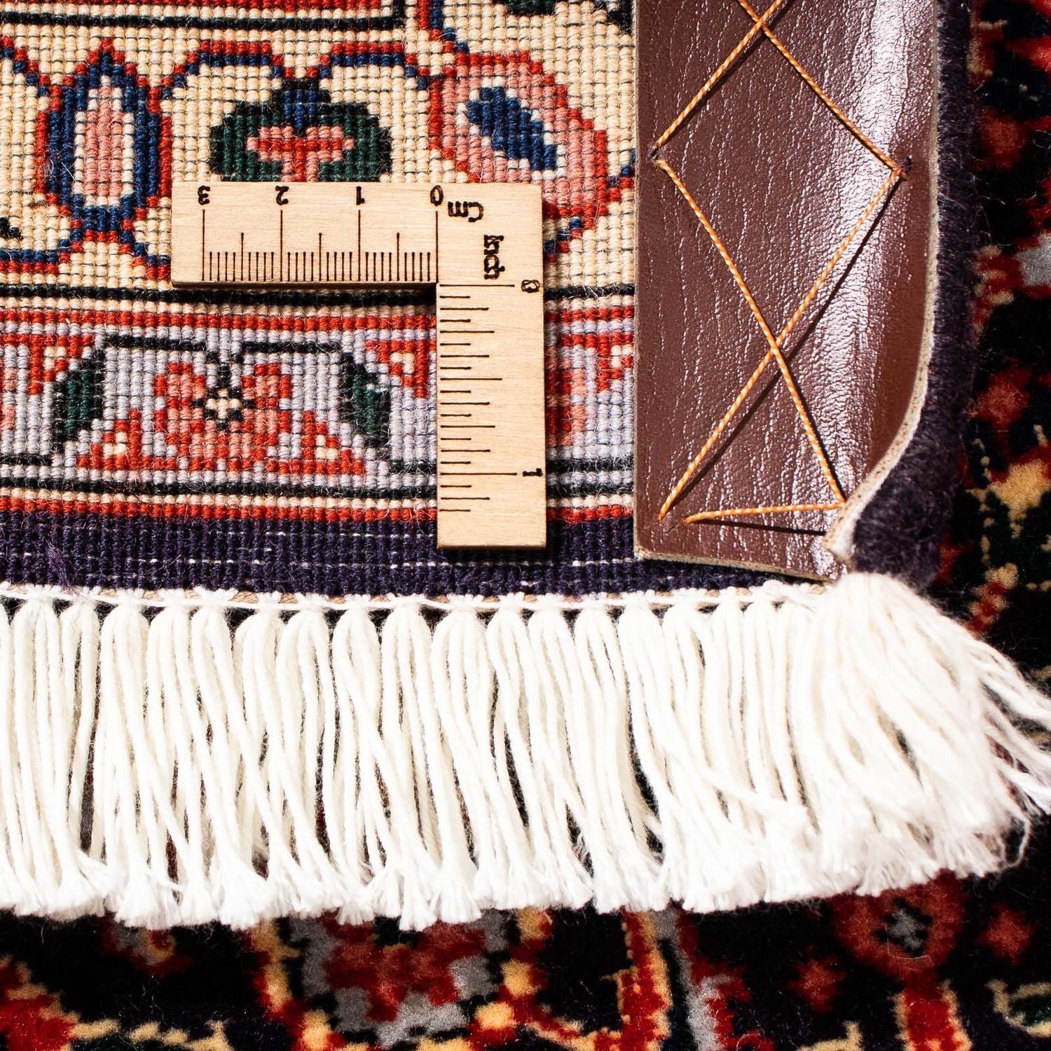 Alfombra de pasillo Alfombra persa - Tabriz - 293 x 74 cm - marrón