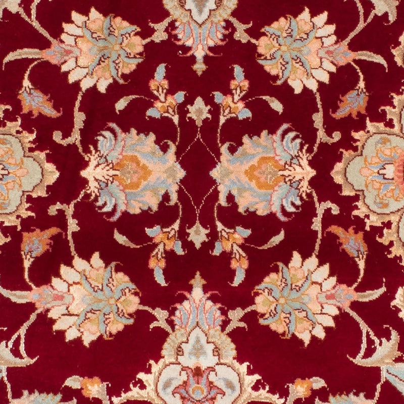 Alfombra de pasillo Alfombra Persa - Tabriz - Real - 208 x 80 cm - rojo oscuro