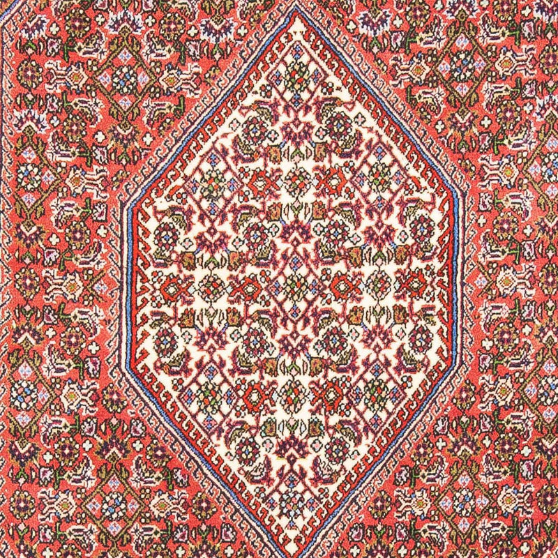 Alfombra persa - Bidjar - 190 x 108 cm - rojo claro